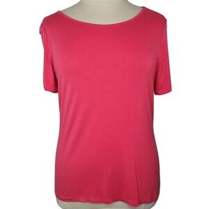 Spense Pink Button‎ Detail Shirt Sleeve Top